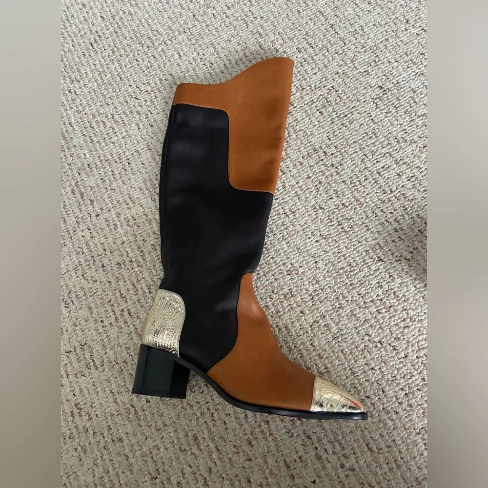 Christian Louboutin women's heeled riding boots size 39_6